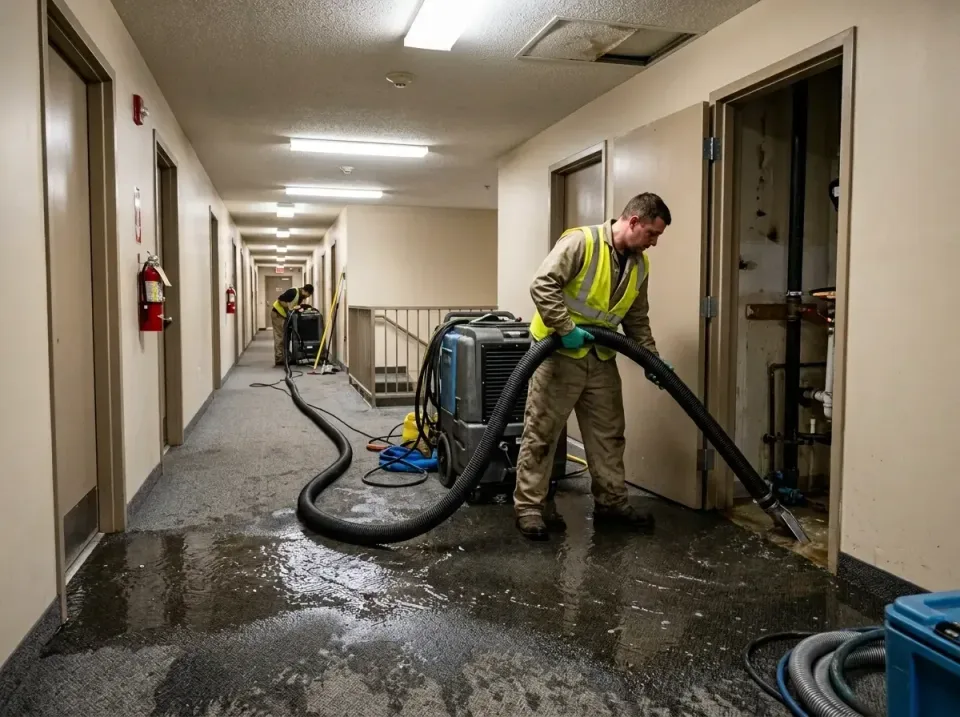 multi-unit-apartment-hallway-f-005 — frequently asked questions, Emergency Burst Pipe Water Extraction & Removal in Oskaloos…